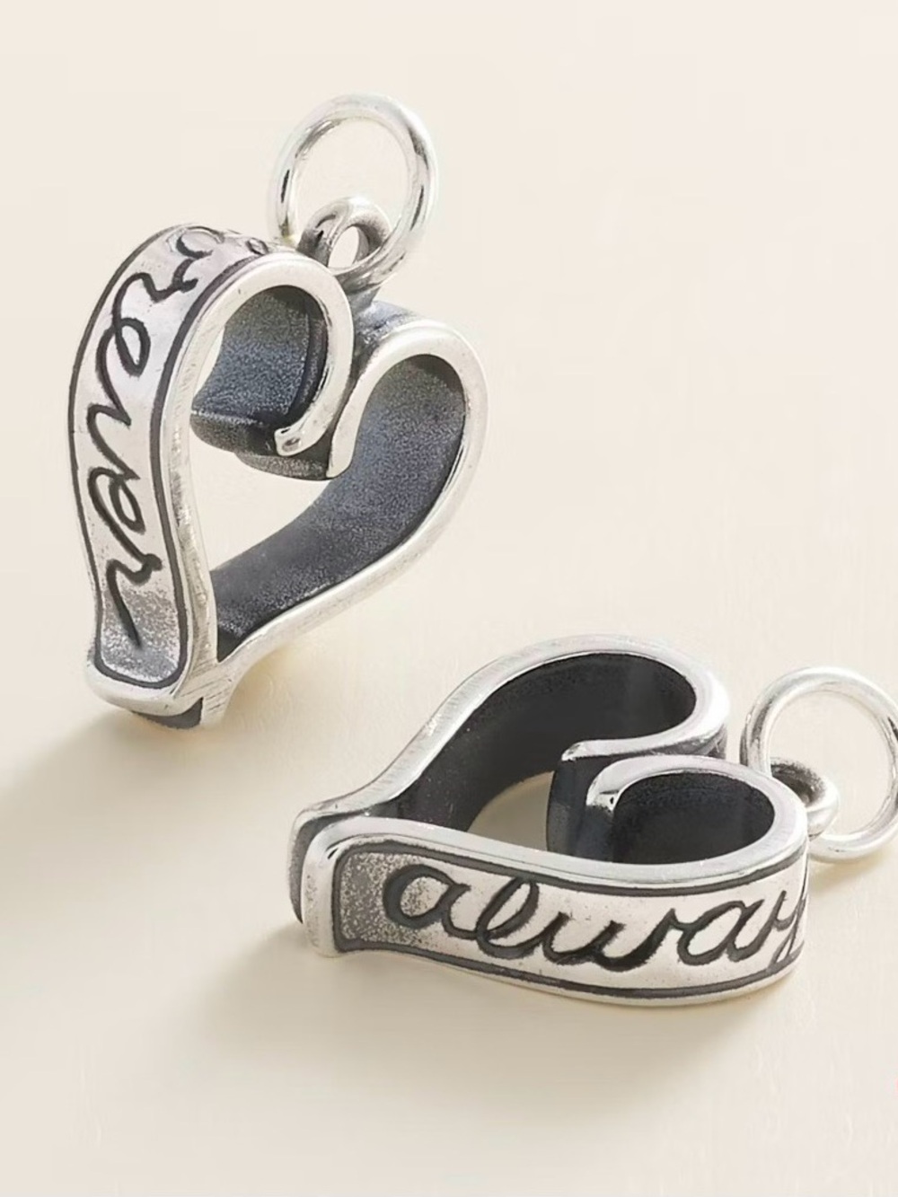 James Avery Forever and Always Heart charm